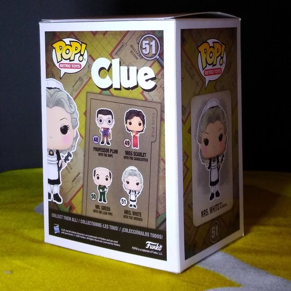 Mrs White Clue Ad Icons Funko Pop 51 NIB - Picture 2 of 4